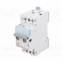3 Positionsschalter Mit Mittelpunkt 2 Kontakte 32A - 400 V 2 Module. LEGRAND 412903