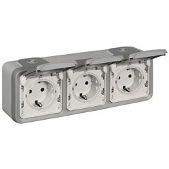 LEGRAND GROSSARTIG ? 069743 DREIFACHSOCKEL H GRAU PLEXUS II MONOB. SUP-REF. 6565120103