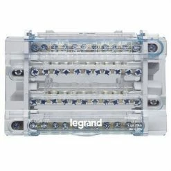 LEGRAND 400407 | 4P 100A Modularer Verteilerrahmen Mit Versetzter Sammelschiene 11 Ausgänge 8 Module