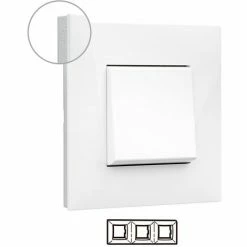 Rahmen 3 Elemente VALENA NEXT Weiß / Chrom LEGRAND 741013