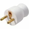 Legrand 790050416 Stecker Seitlicher Ausgang 2P + T Weiß