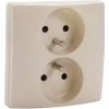 Legrand 448396652 Steckdose 2 x 2P + T Rollladen Creme