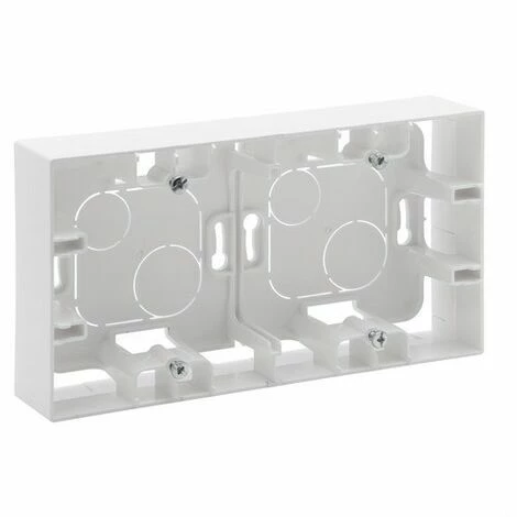 Oberflächenbox Niloé Step 2 Elemente Mattweiß LEGRAND 864182 1 Oberflächenbox Niloé Step 2 Elemente Mattweiß LEGRAND 864182
