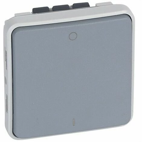 LEGRAND 069527 PLEXUS | Bipolarschalter 16AX I/O Grau 1 LEGRAND 069527 PLEXUS | Bipolarschalter 16AX I/O Grau