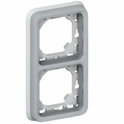 LEGRAND 069685 PLEXUS | Vertikale Unterputzdose 2 Positionen Grau