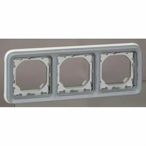 LEGRAND 069687 PLEXUS | Horizontaler Einbaukasten 3 Positionen Grau 1 LEGRAND 069687 PLEXUS | Horizontaler Einbaukasten 3 Positionen Grau