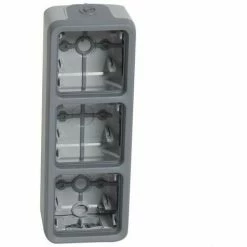 LEGRAND 069679 PLEXUS | Vertikaler Aufputzkasten 3 Positionen Grau