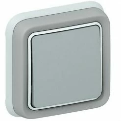 LEGRAND 069811 PLEXUS | Grauer Einbauschalter
