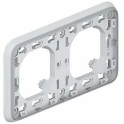 LEGRAND 069683 PLEXUS | Horizontaler Einbaukasten 2 Positionen Grau