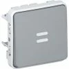 LEGRAND 069513 PLEXUS | Beleuchteter I/O-Schalter 10AX Grau