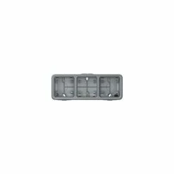 LEGRAND 069680 PLEXUS | Horizontaler Oberflächenkasten 3 Positionen Grau
