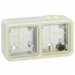 LEGRAND 069690 PLEXUS | Horizontaler Aufputzkasten 2 Positionen Weiß
