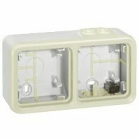 LEGRAND 069690 PLEXUS | Horizontaler Aufputzkasten 2 Positionen Weiß 1 LEGRAND 069690 PLEXUS | Horizontaler Aufputzkasten 2 Positionen Weiß