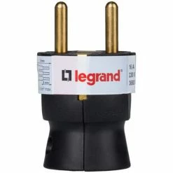 Steckdose Mit Beweglichem Drehkopf, 3680 W, 230 V, Schwarz - Legrand 050178 - Stecker 2P+T - 16A - Mobile Steckdosen Und Stecker. -LEGRAND SHOP 59628372 3