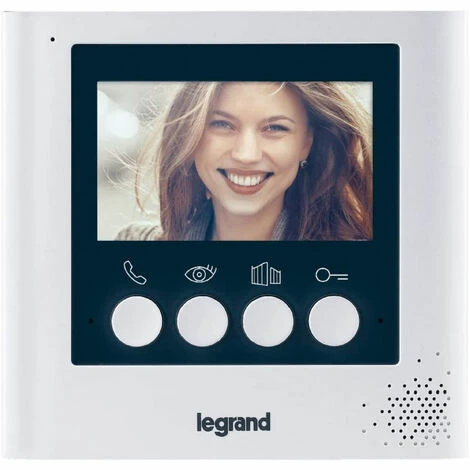 Zusätzlicher Videomonitor 369115 für das Video-Türsprechsystem von Legrand. 4,3"-Farbbildschirm, weiße Oberfläche. Zusätzlicher Videomonitor 369115 Für Das Video-Türsprechsystem Von Legrand. 4,3"-Farbbildschirm, Weiße Oberfläche. -LEGRAND SHOP 59628380 1