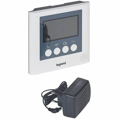 Zusätzlicher Videomonitor 369115 für das Video-Türsprechsystem von Legrand. 4,3"-Farbbildschirm, weiße Oberfläche. Zusätzlicher Videomonitor 369115 Für Das Video-Türsprechsystem Von Legrand. 4,3"-Farbbildschirm, Weiße Oberfläche. -LEGRAND SHOP 59628380 2