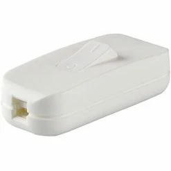 Narrow Pass Schalter Für Lampe, 250 V, White - Legrand 040192E.