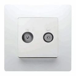 Tv/R/Sat Ter Steckdose White - LEGRAND - 396449