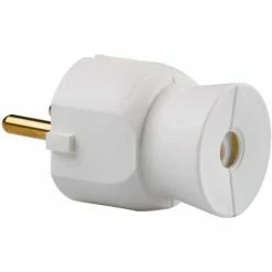 Alternative view of Steckdose Mit Beweglichem Drehkopf, 3680 W, 230 V, White - Legrand 050187 - 2P+T Stecker - 16A - Sockel Und Bewegliche Stecker.