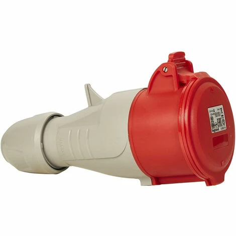 CEE-KUPP Colour White Lichtschalter, 32 A, Rot - Legrand. 1 CEE-KUPP Colour White Lichtschalter, 32 A, Rot - Legrand.