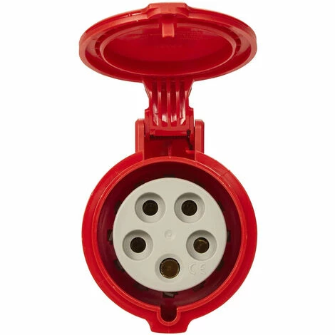 CEE-KUPP Colour White Lichtschalter, 32 A, Rot - Legrand. 2 CEE-KUPP Colour White Lichtschalter, 32 A, Rot - Legrand. – Bild 2