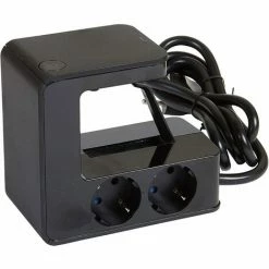 1,5 M Anschlusskabel, - Legrand, 4er Steckdosenleiste (3680 W/16 A) Mit 2 USB-Ladeanschlüssen (5 V/3,4 A), 90° Drehbar, Mit Erhöhtem Berührungsschutz (Kindersicherheit), 694812.