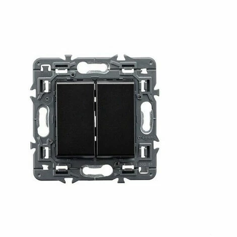 VALENA NEXT 1P 10AX Doppelschalter dunkel - LEGRAND VALENA NEXT 1P 10AX Doppelschalter Dunkel - LEGRAND -LEGRAND SHOP 60315320 1