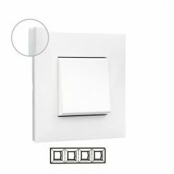 VALENA NEXT Abdeckplatte Mit 4 Weißen Elementen - LEGRAND
