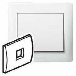 Abdeckung Für RJ12 Und ISDN Telefondose GALEA Weiß - LEGRAND