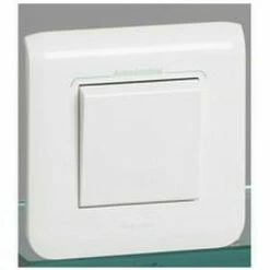 Weißer Taster 6A 250V 2 Module - LEGRAND