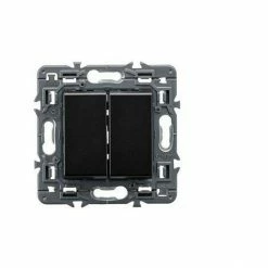 VALENA NEXT 1P 10AX Doppelschalter Dunkel - LEGRAND