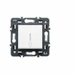 Beleuchtete Druckknopflampe VALENA NEXT 1P 6A Weiß - LEGRAND