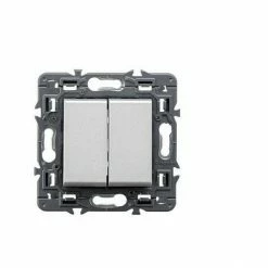 VALENA NEXT 1P 10AX Doppelschalter Aus Aluminium - LEGRAND