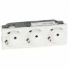 3x2P TT Seitensteckdose Weiß MOSAIC-II - LEGRAND