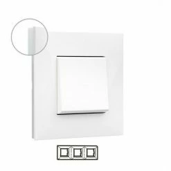 VALENA NEXT Abdeckplatte Mit 3 Weißen Elementen - LEGRAND