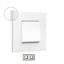 VALENA NEXT Abdeckplatte Mit 2 Weißen Elementen - LEGRAND