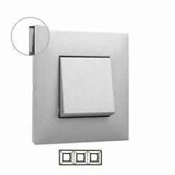 VALENA NEXT Abdeckplatte Mit 3 Aluminiumelementen - LEGRAND