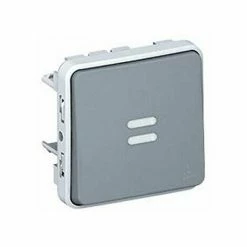 LEGRAND 069512 ZWEI-WEGE-SCHALTER WASSERDICHTE PHASE VERTEILTES C BLING PLEXO COMPOSABLE IP55, 10AX, 250V, GRAU