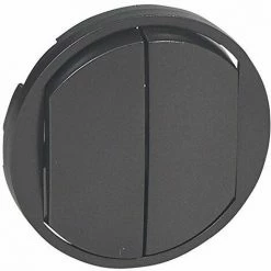 LEGRAND 067902 GROSSE C LIANE ZIERLEISTE FÜR DOPPELSCHALTER, DRUCKKNOPF, GRAPHIT-FINISH