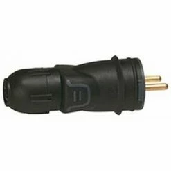 2P+E M LE STECKER - 16 A - GUMMI - AUTOMATISCHER ANSCHLUSS - IP 44 - IK 08 - K BLE 3.5 LEGRAND LEG050440
