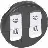 LEGRAND C LIANE GRAPHITE COVER - DOPPELTE RJ45-BUCHSE LEG067952