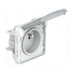 ZUSAMMENSTELLBARE STECKDOSE 2P+E 16A 250V PLEXO LEGRAND BEIN 069551 GRAU, WEISS