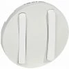 LEGRAND 065002 C LIANE TROIT ZIERLEISTE FÜR DOPPELSCHALTER, 2 WEGE ODER DRUCKTASTER, WEISS