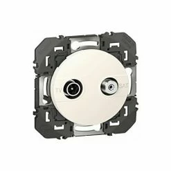 TV-SAT-STECKDOSE LEGRAND DOOXIE ARMORED CANVAS WEISS LEG600356