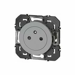 STECKDOSE LEGRAND DOOXIE 2P+E OBERFLÄCHE 16A ALUMINIUM-FINISH LEG600435