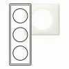 LEGRAND 066633 C LIANE LACKIERTE PLATTE, 3 POSITIONEN, WEISS