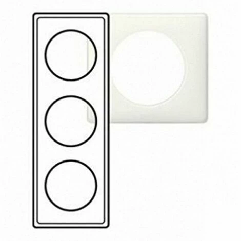 LEGRAND 066633 C LIANE LACKIERTE PLATTE, 3 POSITIONEN, WEISS LEGRAND 066633 C LIANE LACKIERTE PLATTE, 3 POSITIONEN, WEISS -LEGRAND SHOP 60949606 1