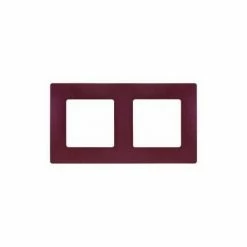 LEGRAND - PLAQUE DÉCORATIVE 2 POSTES NILOE PRUNE