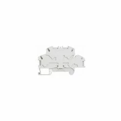 LEGRAND 037267 VIKING3 SPRING DURCHGANGSVERBINDUNGSBLOCK MIT 2 VERBINDUNGEN, 4 LEITERN, 2 STUFEN, TEILUNG 5 MM, GRAU