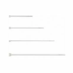 LEGRAND TRANSPARENTE COLRING HALSKETTEN 2,4X140MM - 100 STÜCK - 032031